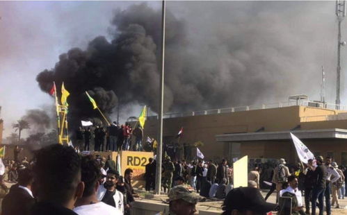 伊朗民众街头抗议美军存在