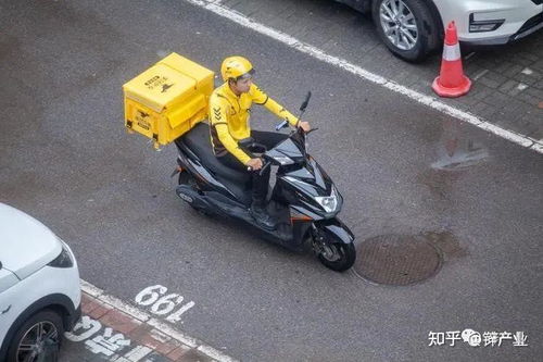 美团外卖骑手配送画面