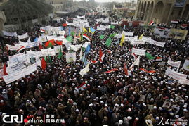 伊拉克边境地区民众撤离现场