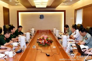 两国领导人会谈现场