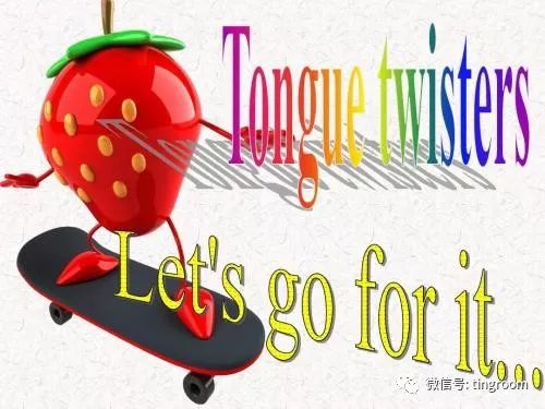 顿顿表演英语绕口令画面