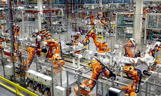 宇树科技机器人在工厂巡视场景