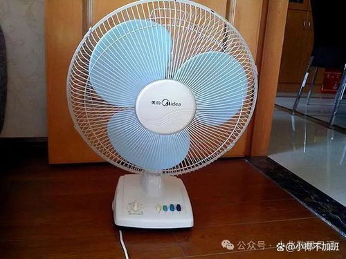 老旧电风扇运转中