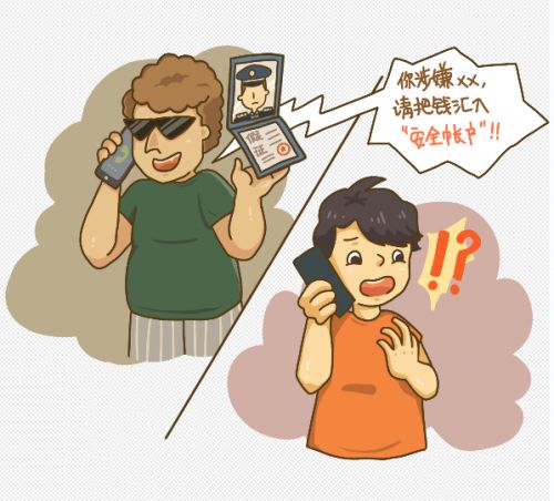 冒充公检法诈骗场景