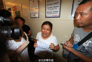 家属接受采访现场