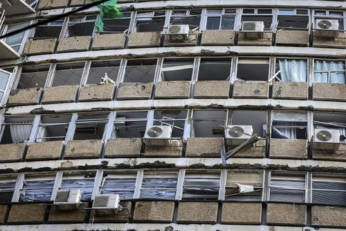 美国驻特拉维夫使馆受损现场