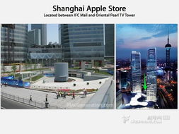 苹果在上海的旗舰店外观