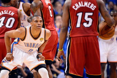 NBA总决赛雷霆队庆祝胜利