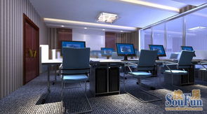 公务员办公室内景