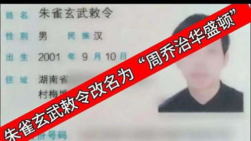 从&ldquo;朱雀玄武敕令&rdquo;到&ldquo;周景明&rdquo;，一个年轻人的改名之路引发热议