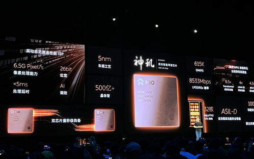 蔚来神玑NX9031芯片结构示意图