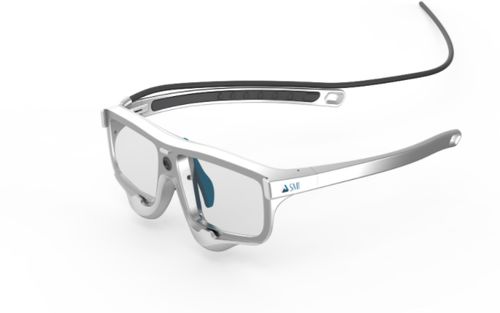 未来感十足的智能眼镜概念图