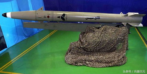 伊朗使用的新型弹道导弹展示图