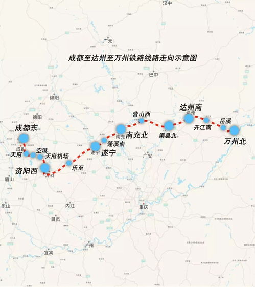 中国高铁线路地图示意
