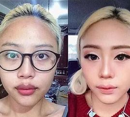 美妆博主为明星化妆过程