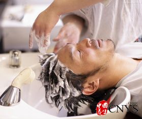 夏天洗头前后对比图