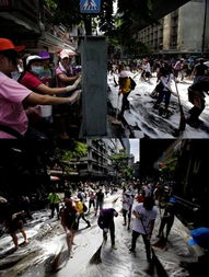 市民自发清理街道