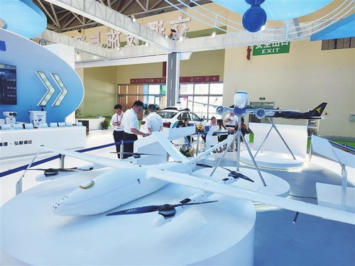 高科技产品展览现场