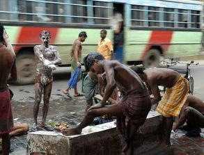 印度街头抗议性侵案件现场