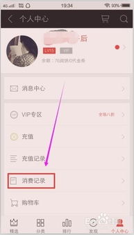 消费者查看消费账单记录