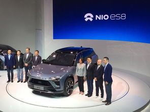 蔚来展台多款车型同台展示