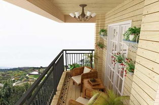 阳台清理前后对比