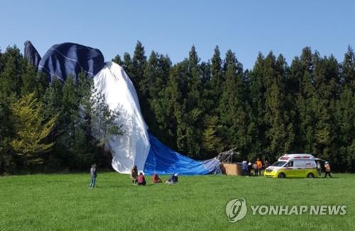 热气球事故受伤游客