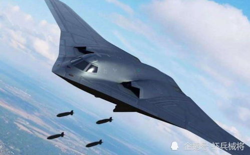 美军B-2幽灵轰炸机飞行画面