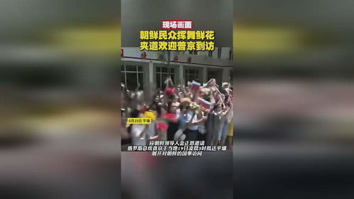 中国民众欢迎普京到访