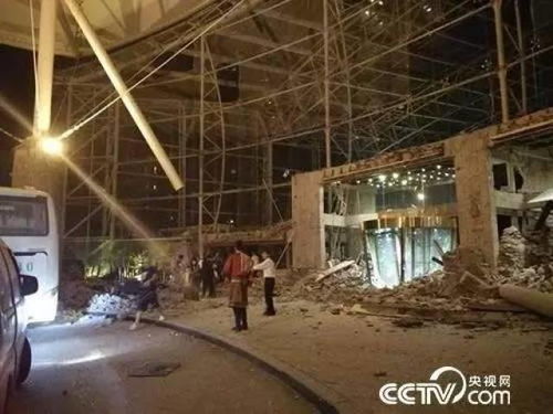 清远地震现场画面