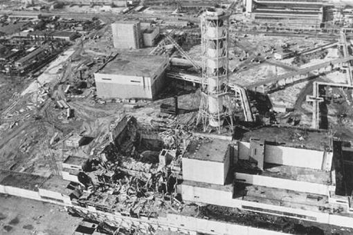 阿拉克核反应堆废墟航拍图