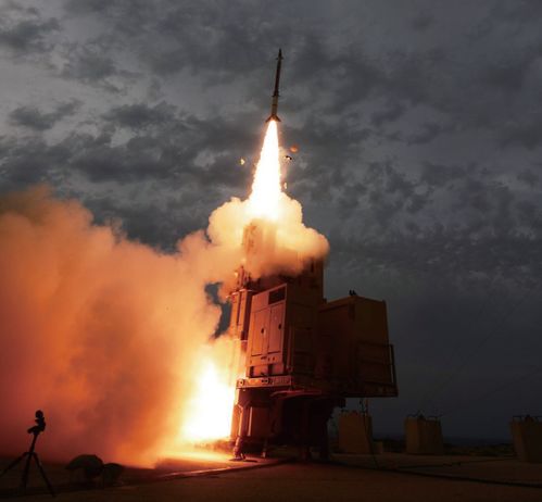 以色列防空系统拦截伊朗无人机