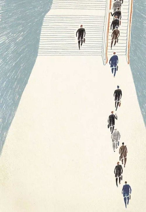 不同人生路径的选择图示