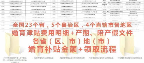 中国各城市生育补贴政策对比图表