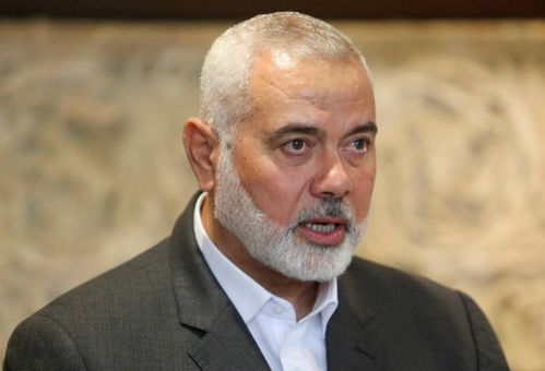 哈马斯领导人发表讲话现场