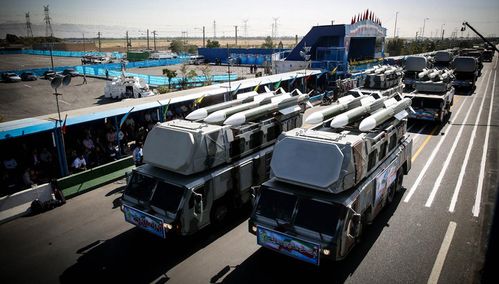 伊朗防空系统击落无人机现场