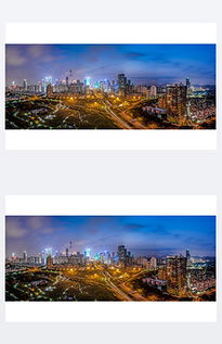 兰州城市全景夜景图