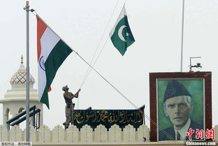 印巴边境士兵交接仪式