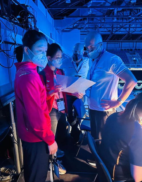 陈梦在社交媒体上发布的比赛视频截图