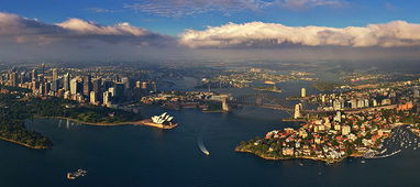 洛阳城市全景航拍图