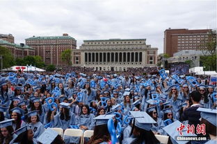 毕业典礼上学生欢呼场景