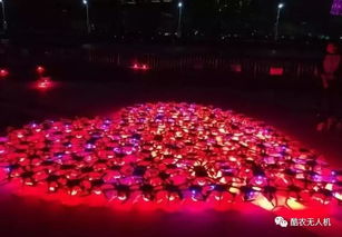 无人机编队飞行表演惊艳全场