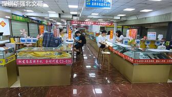 深圳华强北电子市场人群流动