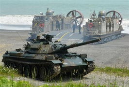 日本陆上自卫队在北海道靶场进行导弹发射训练现场