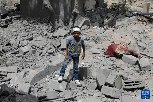 加沙地带难民营的孩子们