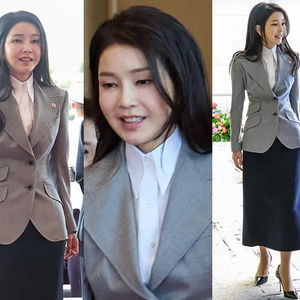 金建希出席午宴公开露面