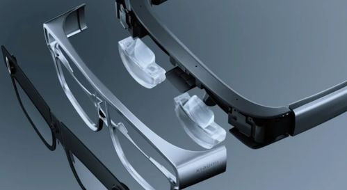 小米AI眼镜内部结构图示意图