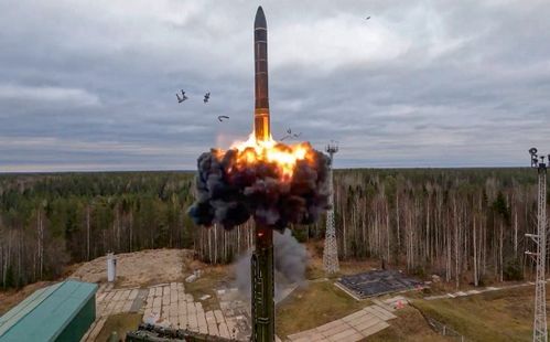 俄军导弹发射现场