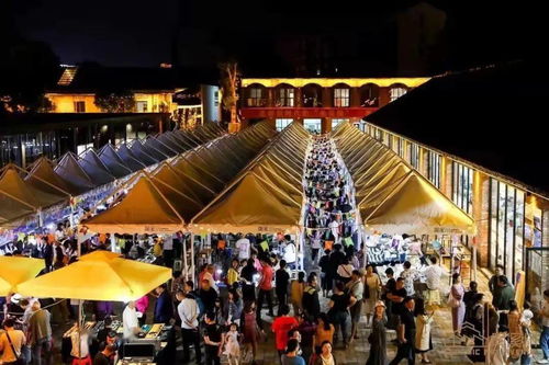 非遗集市夜景