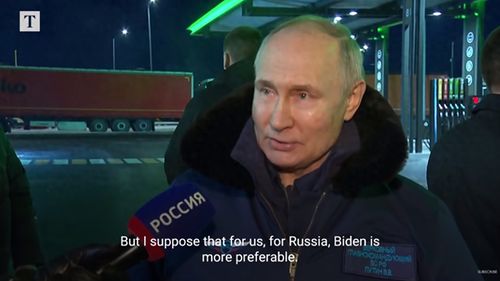 国际媒体对普京言论的报道截图